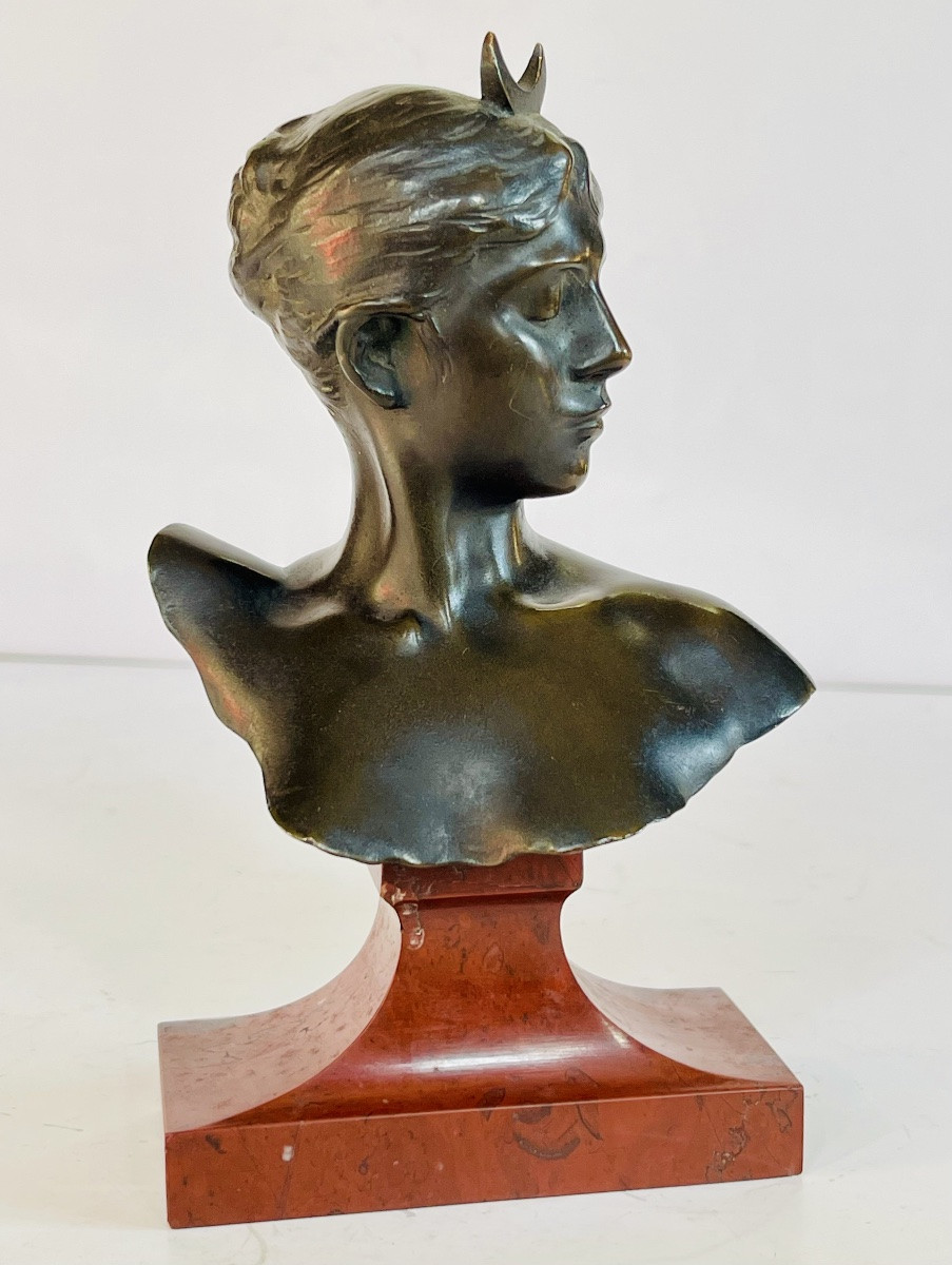 Bronze Diane Chasseresse - Alexandre FALGUIÈRE-photo-2